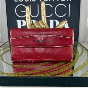 Dooney & Bourke Red Leather Wallet